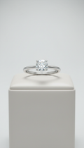 Solitaire Moissanite Engagement Ring